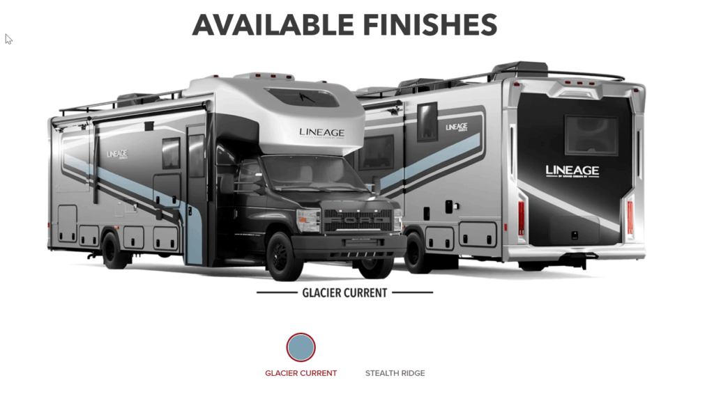 series e avaliable finishes